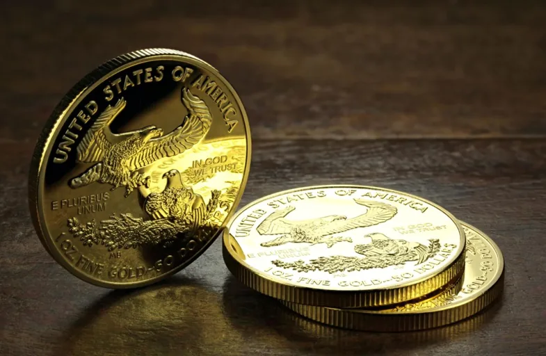 Gold coins